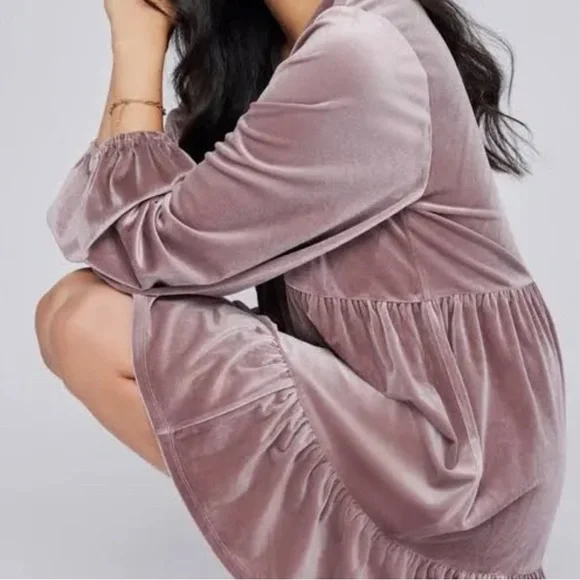 Gentle Fawn Mauve Mini Dress - Picture 4 of 4